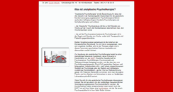 Desktop Screenshot of analytische-psychotherapie.de